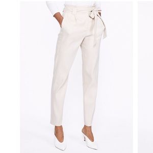 BEIGE PAPERBAG PANTS